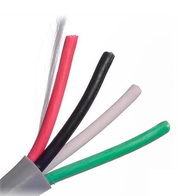 Bobina de Cable Belden 4x18 AWG Gris CMR Riser Multifilar 305 Metros 5302UE 008U1000 - SILYMX