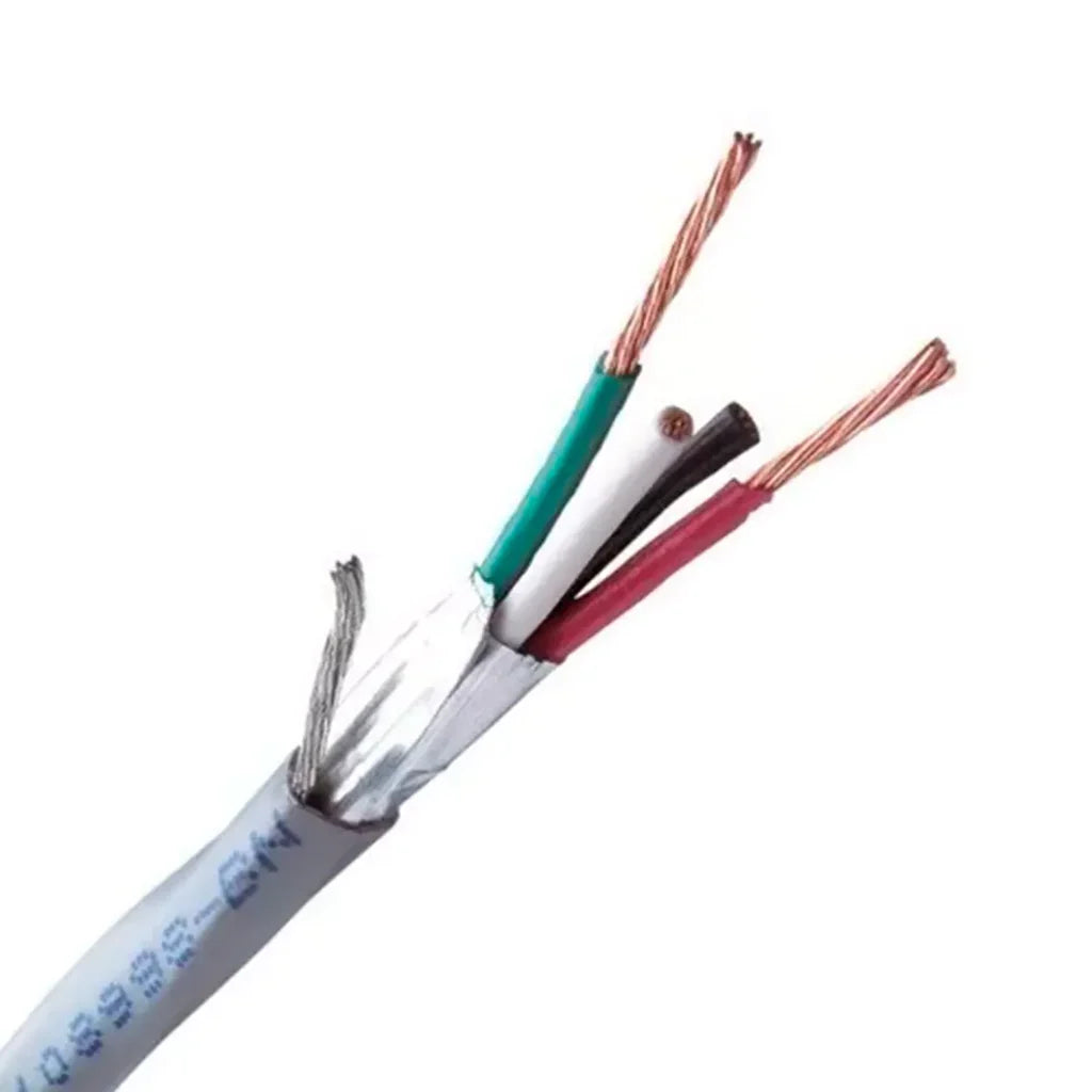 Metro de Cable Belden 4x18 AWG Blindado 5302FE Gris