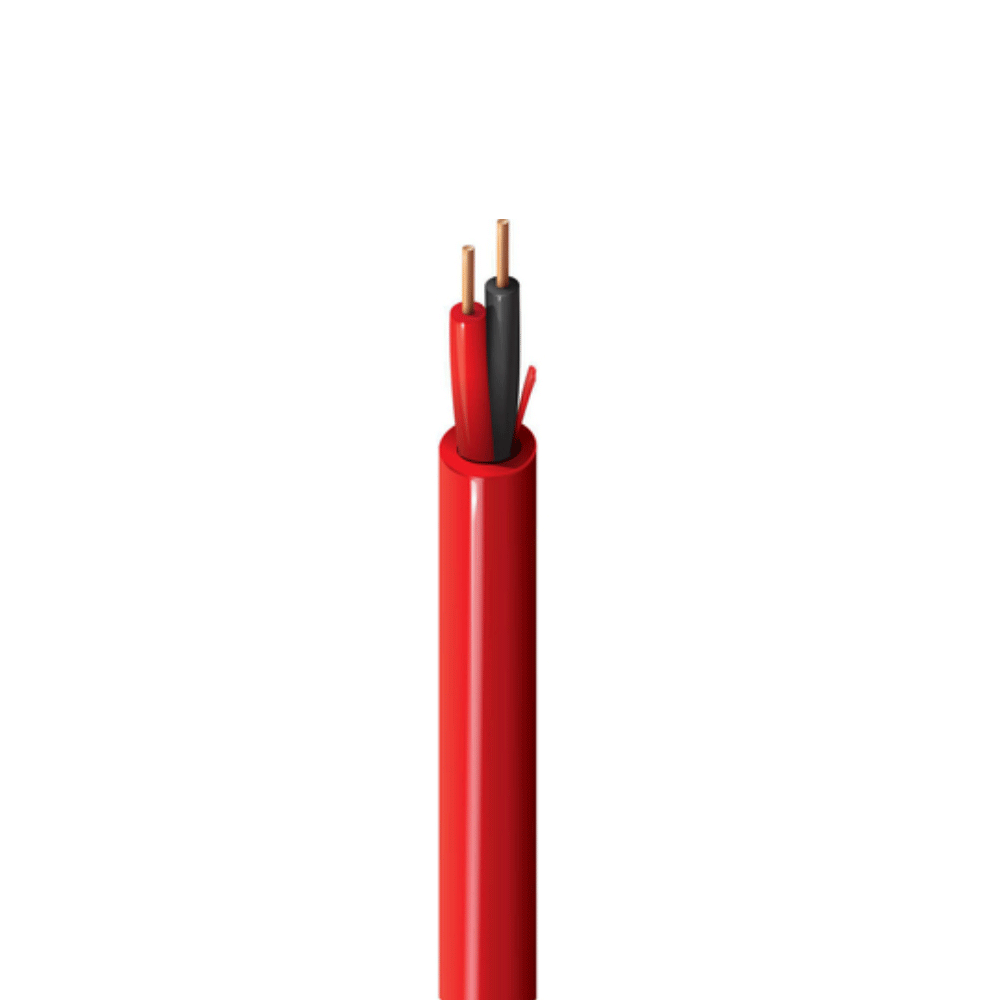 Bobina de Cable Belden para Alarma Contra Incendios 2x18 CMR RISER-FPLR 305 Metros Rojo 5320UL 002U1000