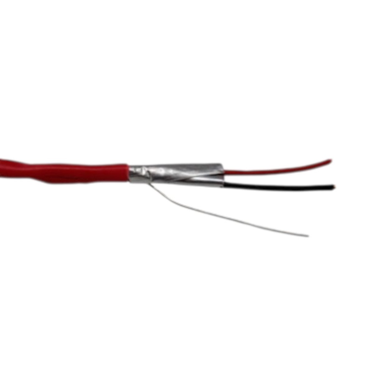 Cables para Alarmas de IncendioBELDEN5320FL 002U1000Cable Alarma Incendios 305m (1000ft) 2x18 AWG CMR FPLR Blindado Rojo Belden 5320FL 002U1000 - SILYMX