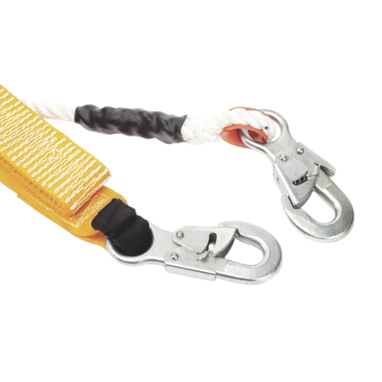 Amortiguador con Cable de Protección de Nylon y 2 Ganchos de Seguro Doble 5430-15-D - SILYMX