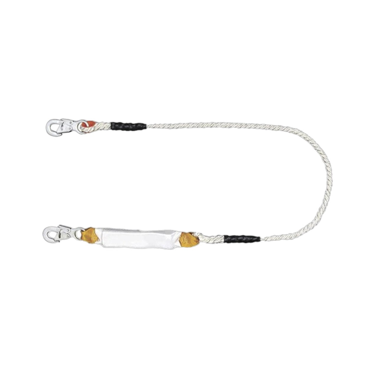 Amortiguador con Cable de Protección de Nylon y 2 Ganchos de Seguro Doble 5430-15-D - SILYMX