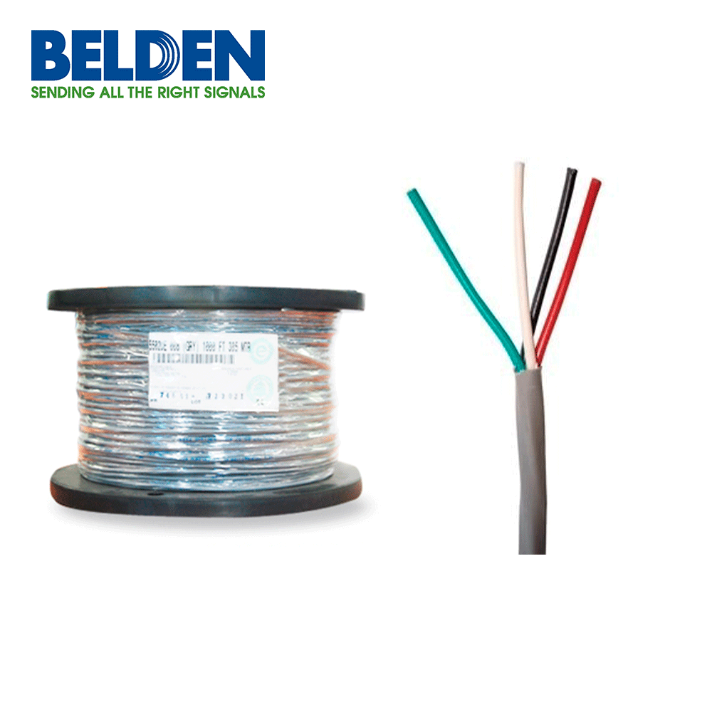 Cable de parcheo Belden UTP 3 metros cat6A gris riser uso interior