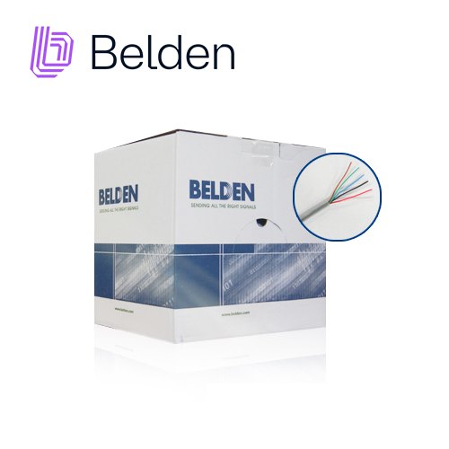 Bobina de Cable 6x22 AWG Belden para Alarma y Sonido 305 Metros Gris 5504UE 0081000 - Imagen 1