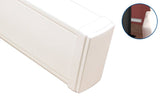 Accesorios para CanaletasTHORSMANTEK-100-FTapa final en color blanco de PVC auto extinguible TEK - 100 - F - SILYMX