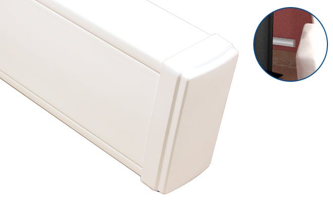 Accesorios para CanaletasTHORSMANTEK-100-FTapa final en color blanco de PVC auto extinguible TEK - 100 - F - SILYMX