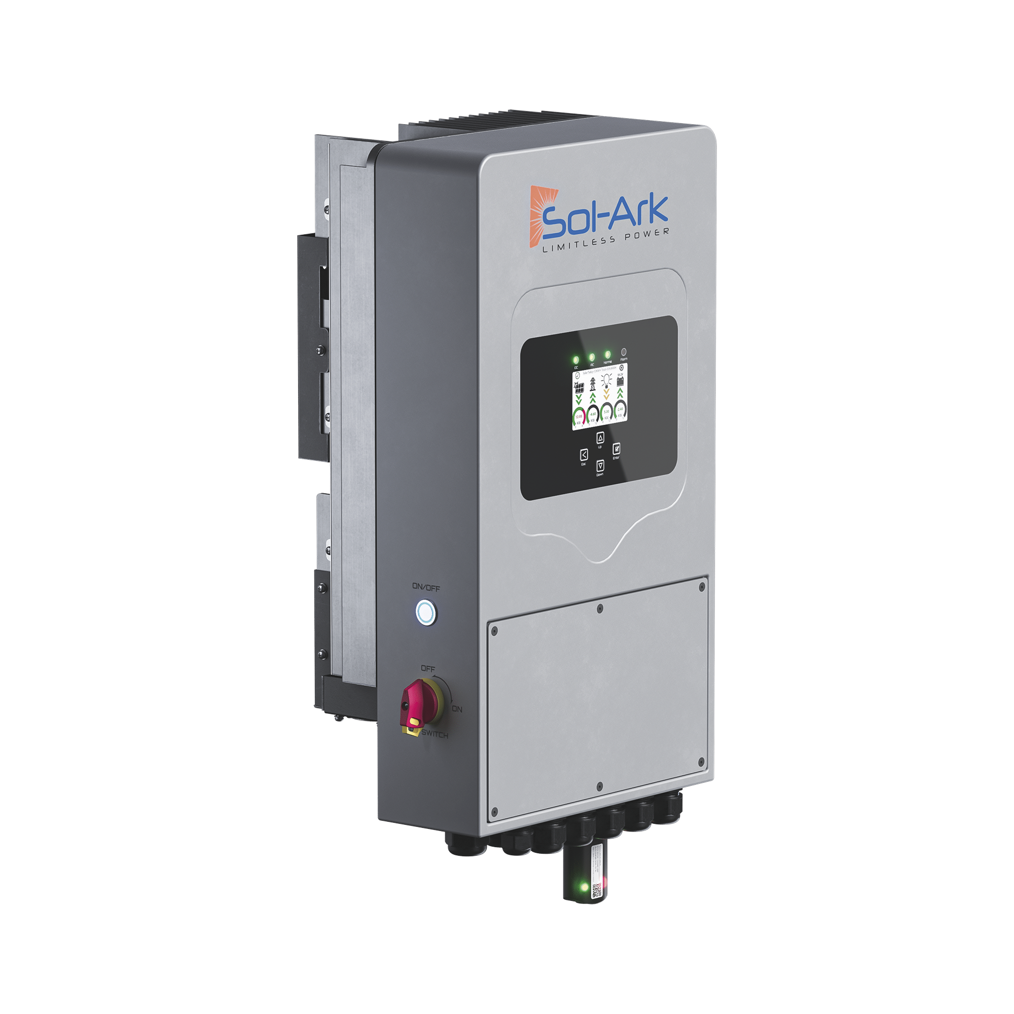 Inversor Hibrido SOL-ARK, 5 Kw, 127 Vcc, WIFI incluido, IP65, Entrada de Baterías a 48 Vcc