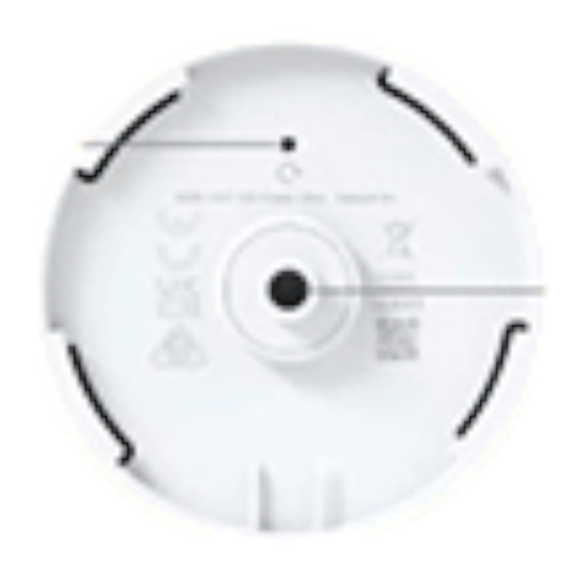 Camara ultracompacta de 4MP Angulo de visión 102.4° IR de 20 metros Detecciones inteligentes con IA Tamper para manipulaciones IK06 30FPS UVC-G5-Dome - SILYMX