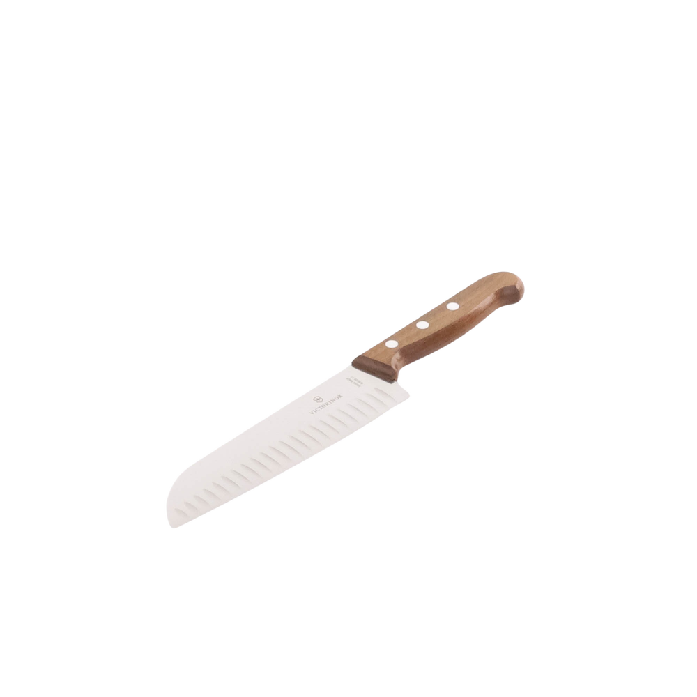 Cuchillo Santoku Wood de 17 cm Filo con Alvéolos Estilo Japonés 6.8520.17G - SILYMX