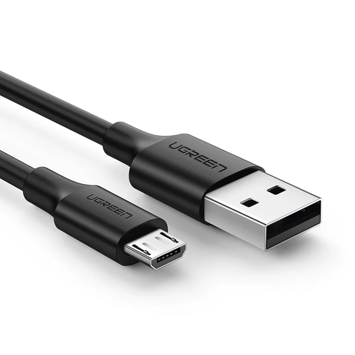 Cable USB-A a Micro USB 2m (6.56ft) Carga Rápida 18W USB 2.0 480Mbps Conectores Niquelados UGREEN 60138 - Imagen 2