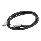 Cable USB-A a Lightning 1m (3.28ft) Certificado MFi 2.4A 480 Mbps Nylon Trenzado Aluminio UGREEN 60156 - Imagen 2