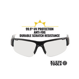 Gafas de Seguridad con Semimarco PRO de Alta Calidad y Cristales para Interior Exterior KLEIN TOOLS 60536 - Imagen 3