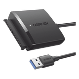Adaptador USB 3.0 a SATA III 5 Gbps UASP TRIM HDD SSD 2.5 y 3.5 Hasta 12 TB Cable 50 cm UGREEN 60561 - Imagen 1