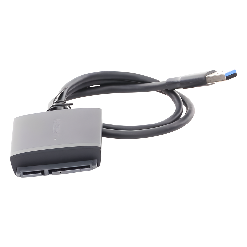 Adaptador USB 3.0 a SATA III 5 Gbps UASP TRIM HDD SSD 2.5 y 3.5 Hasta 12 TB Cable 50 cm UGREEN 60561 - Imagen 3