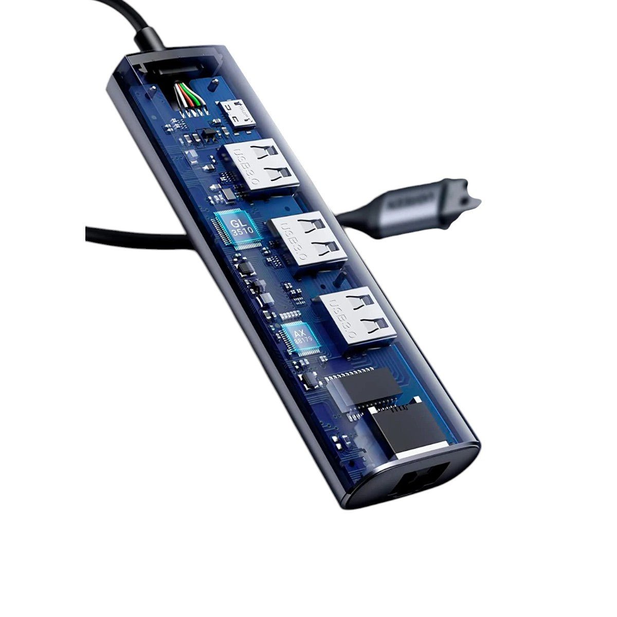 HUB USB-A 5 en 1 Entrada Micro USB 60812 - SILYMX