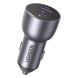 Cargador de Auto 42.5W USB-A + USB-C PD3.0 QC3.0 12-24 VCD Aluminio UGREEN 60980 - Imagen 1