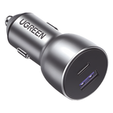 Cargador de Auto 42.5W USB-A + USB-C PD3.0 QC3.0 12-24 VCD Aluminio UGREEN 60980 - Imagen 2
