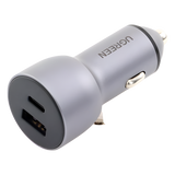 Cargador de Auto 42.5W USB-A + USB-C PD3.0 QC3.0 12-24 VCD Aluminio UGREEN 60980 - Imagen 4