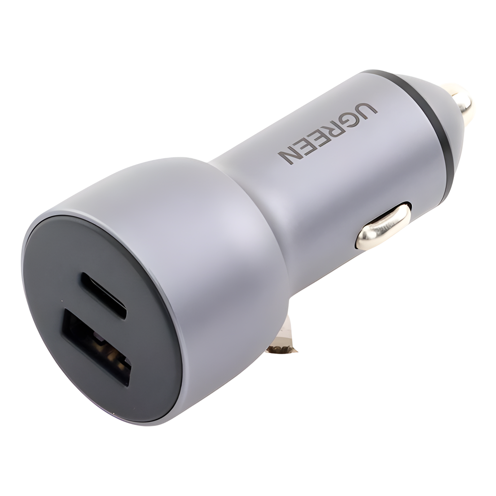 Cargador de Auto 42.5W USB-A + USB-C PD3.0 QC3.0 12-24 VCD Aluminio UGREEN 60980 - Imagen 4