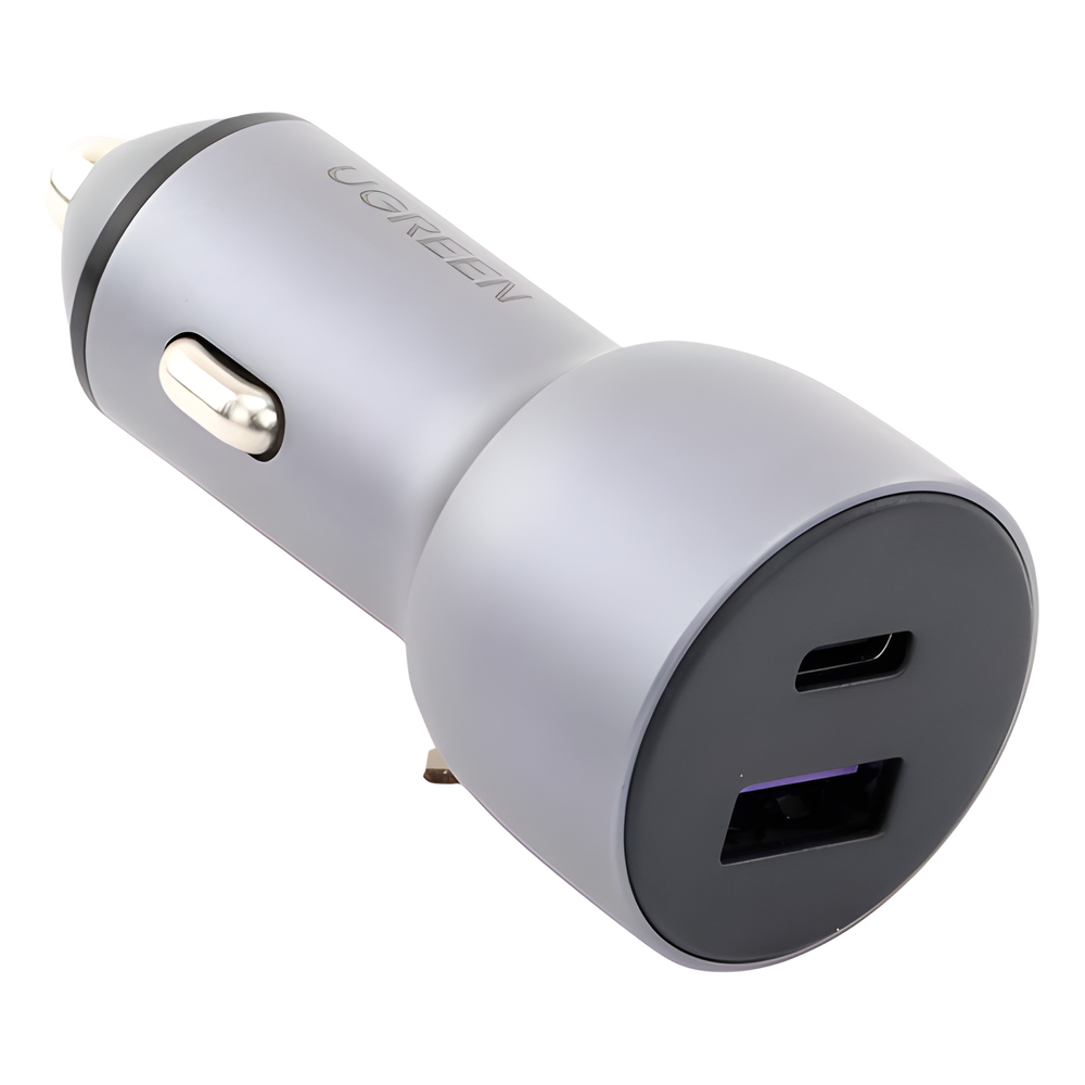 Cargador de Auto 42.5W USB-A + USB-C PD3.0 QC3.0 12-24 VCD Aluminio UGREEN 60980 - Imagen 5
