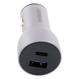 Cargador de Auto 42.5W USB-A + USB-C PD3.0 QC3.0 12-24 VCD Aluminio UGREEN 60980 - Imagen 7