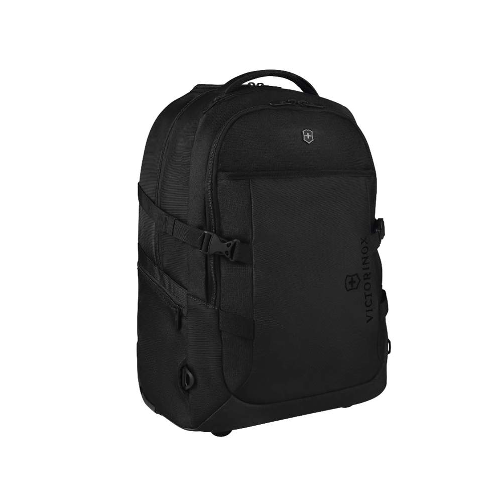 Mochila VX Sport EVO con Ruedas Mango Telescópico y Correas al Hombro Fabricada en Poliéster Negro repelente al Agua Backpack on Wheels 611-425 - SILYMX