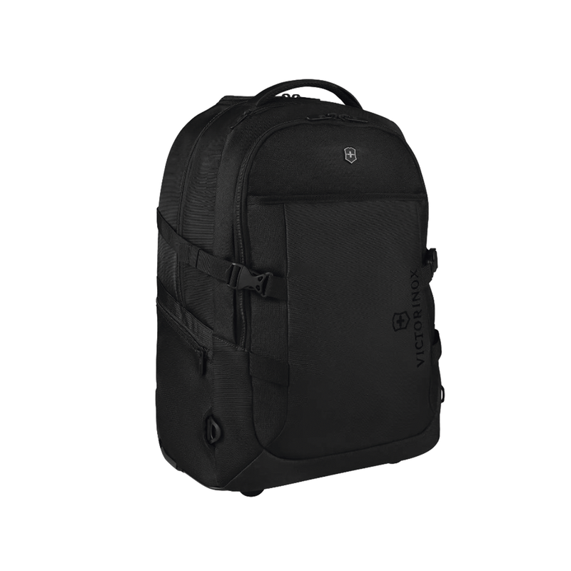 Mochila VX Sport EVO con Ruedas Mango Telescópico y Correas al Hombro Fabricada en Poliéster Negro repelente al Agua Backpack on Wheels 611-425 - SILYMX