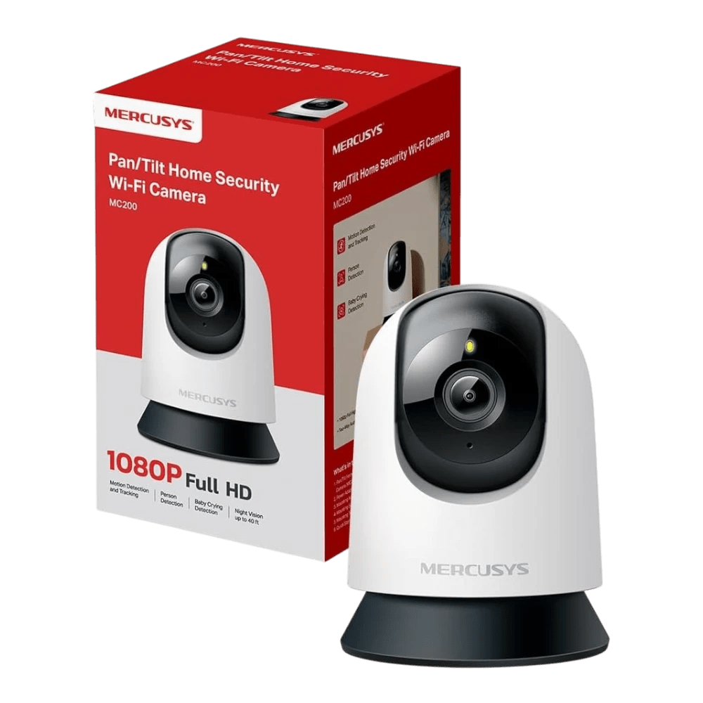 Camaras IP PTZMercusysMC200Cámara IP Wi - Fi 2MP Audio Doble Vía Visión Nocturna MicroSD Push Mercusys MC200 - SILYMX