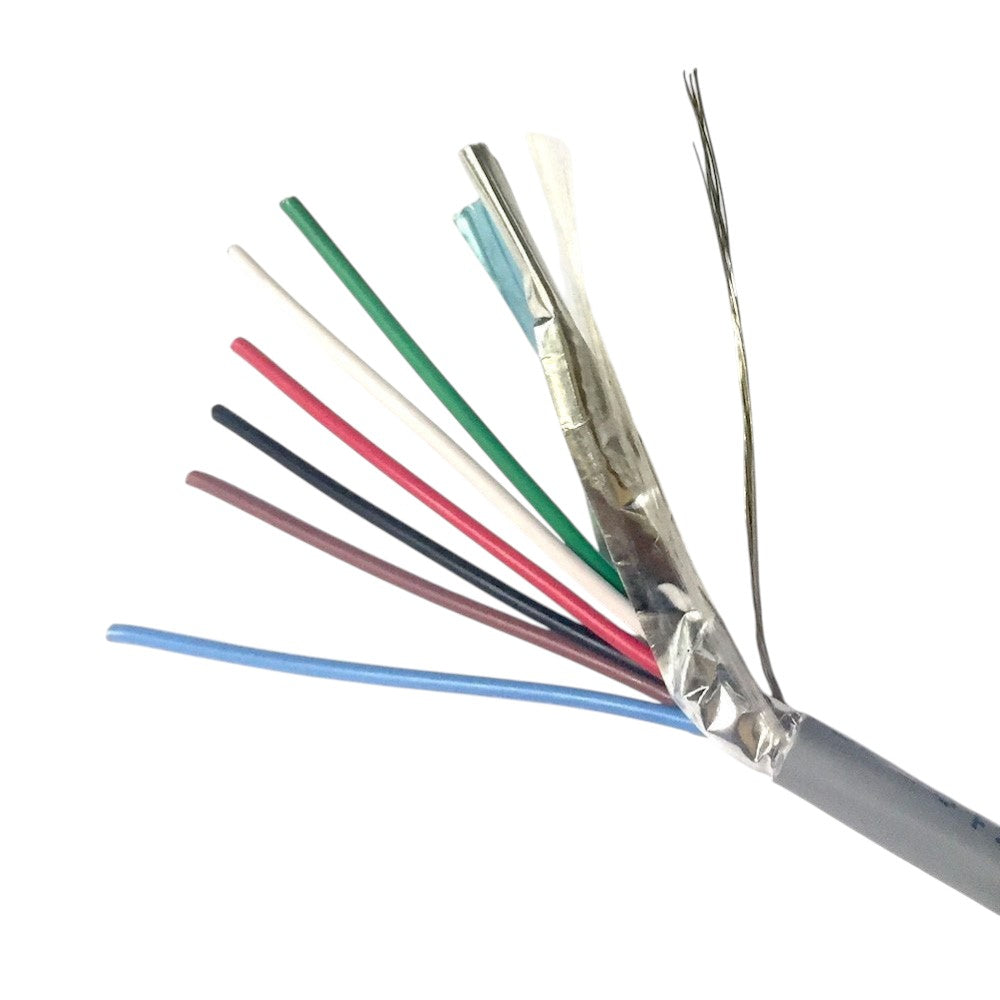 Bobina de Cable Belden 6x18 AWG Blindado de Audio 305 Metros Gris 5304FE 0081000 - SILYMX