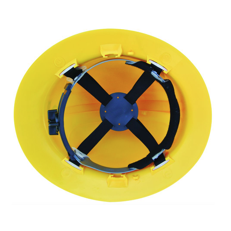 Casco de Seguridad Tipo ala Ancha Color Amarillo 6200HC - SILYMX