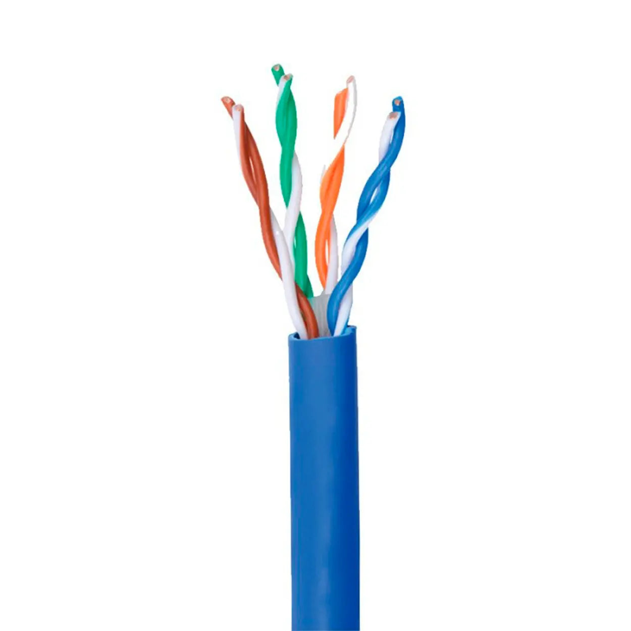 Bobina de Cable UTP Cat6 Riser GENESIS Color Azul UL CMR 350 Mhz de 305 Metros 6360-1106/1000 - SILYMX
