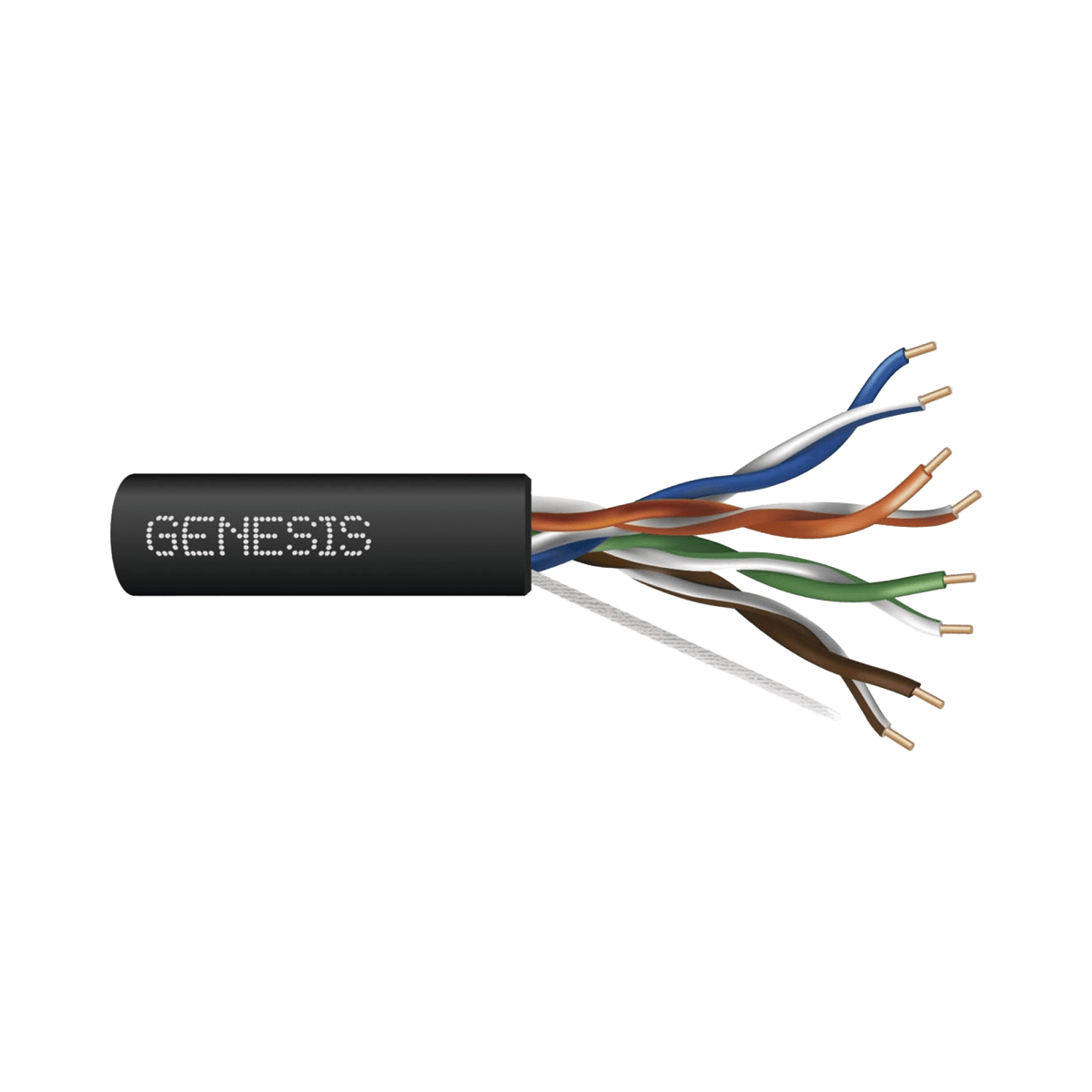 Cables Categoria 6GENESIS6360-1108Bobina Cable UTP Cat6 305m (1000ft) RISER Negro CMR 350MHz Genesis 6360 - 1108 - SILYMX