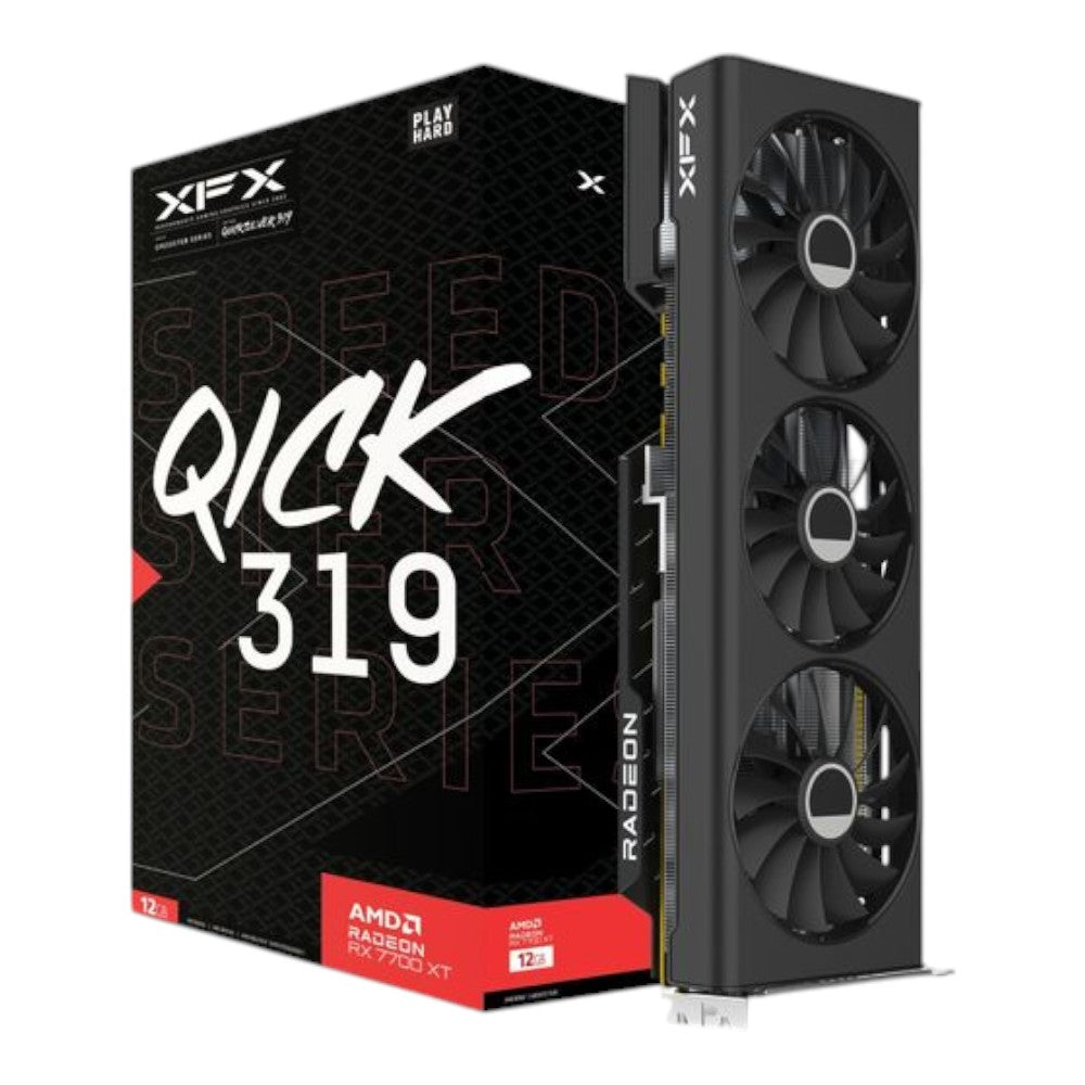 Tarjeta De Video Xfx (Rx-77Tqickb9) Speedster Qick 319 Radeon Rx7700Xt 12Gb Gddr6 2276Mhz 3*Dp Hmdi