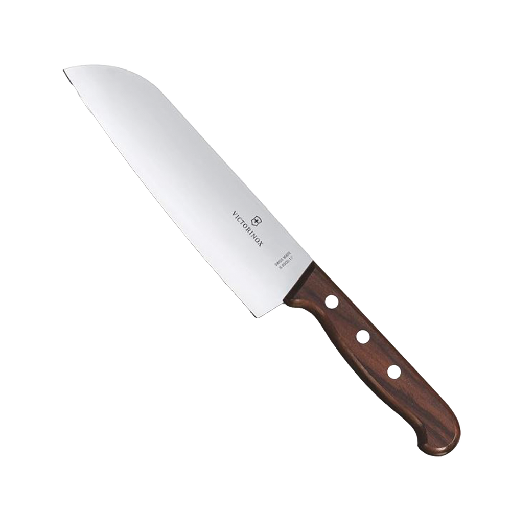 Cuchillo Santoku Wood de 17 cm Filo con Corte Recto Estilo Japonés 6.8500.17G - SILYMX