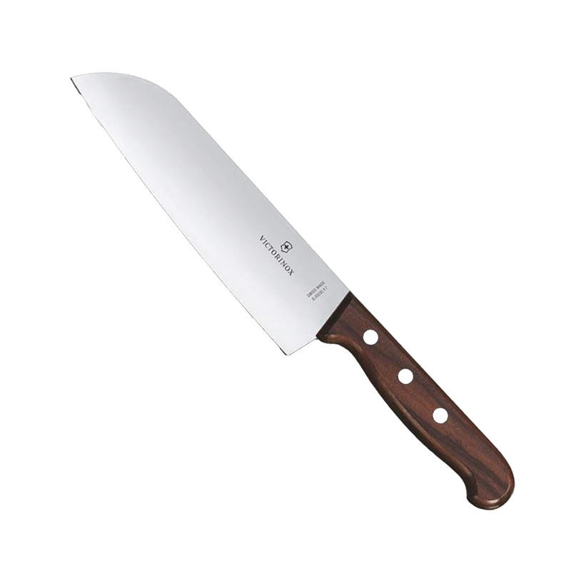Cuchillo Santoku Wood de 17 cm Filo con Corte Recto Estilo Japonés 6.8500.17G - SILYMX