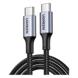 Cable USB-C a USB-C 1m (3.3ft) Carga Rápida 100W 480 Mbps Nylon Trenzado PD3.0 QC4.0 UGREEN 70427 - Imagen 1