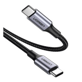 Cable USB-C a USB-C 1m (3.3ft) Carga Rápida 100W 480 Mbps Nylon Trenzado PD3.0 QC4.0 UGREEN 70427 - Imagen 2