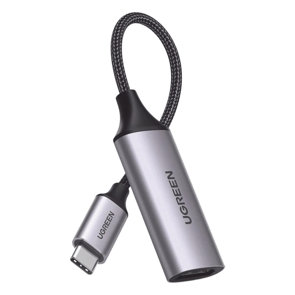 Cable Adaptador USB-C a HDMI 4K 60Hz HDR 10cm (0.33ft) Thunderbolt 3 DP Alt Mode Aluminio UGREEN 70444 - Imagen 1