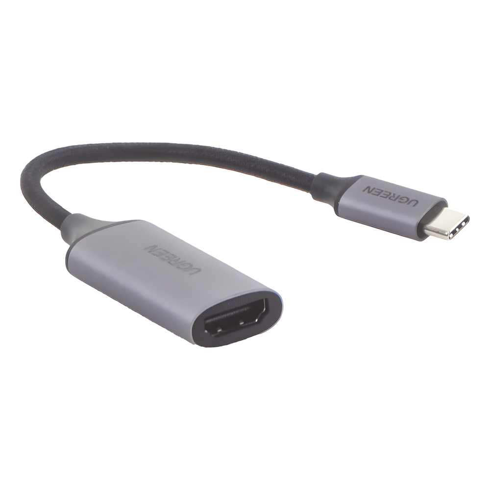 Cable Adaptador USB-C a HDMI 4K 60Hz HDR 10cm (0.33ft) Thunderbolt 3 DP Alt Mode Aluminio UGREEN 70444 - Imagen 2