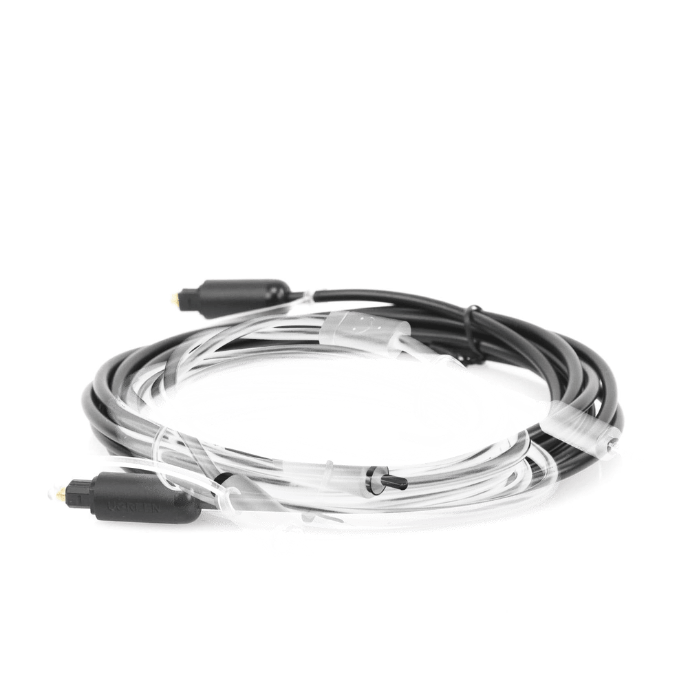 Cable Óptico Toslink S/PDIF de Alta Calidad para Audio Digital 3 Metros Tapa de Protección Dolby 7.1 Canales Diseño Durable Plug & Play Color Negro 70893 - SILYMX