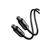 Cable Óptico Toslink S/PDIF de Alta Calidad para Audio Digital 3 Metros Tapa de Protección Dolby 7.1 Canales Diseño Durable Plug & Play Color Negro 70893 - SILYMX