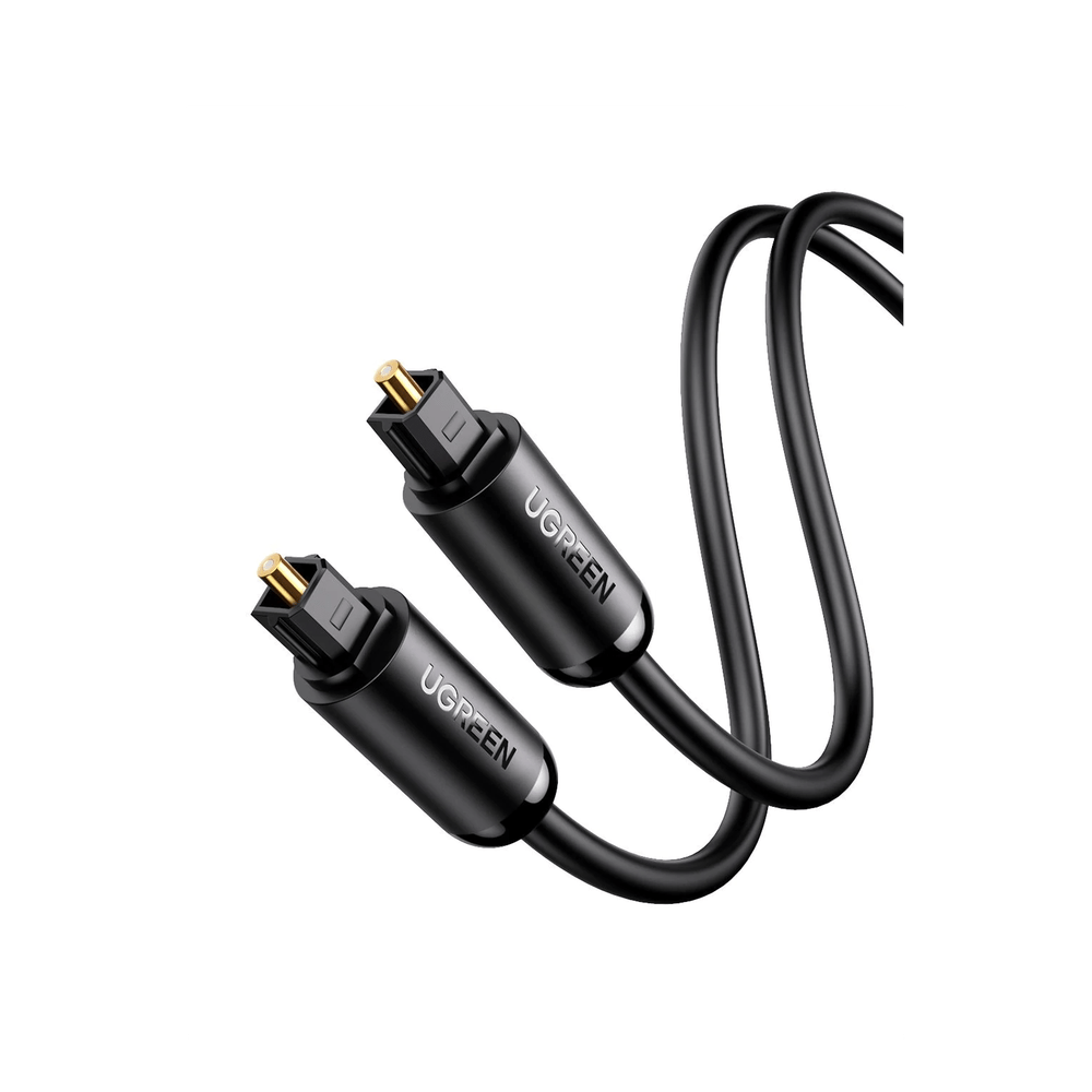 Cable Óptico Toslink S/PDIF de Alta Calidad para Audio Digital 3 Metros Tapa de Protección Dolby 7.1 Canales Diseño Durable Plug & Play Color Negro 70893 - SILYMX