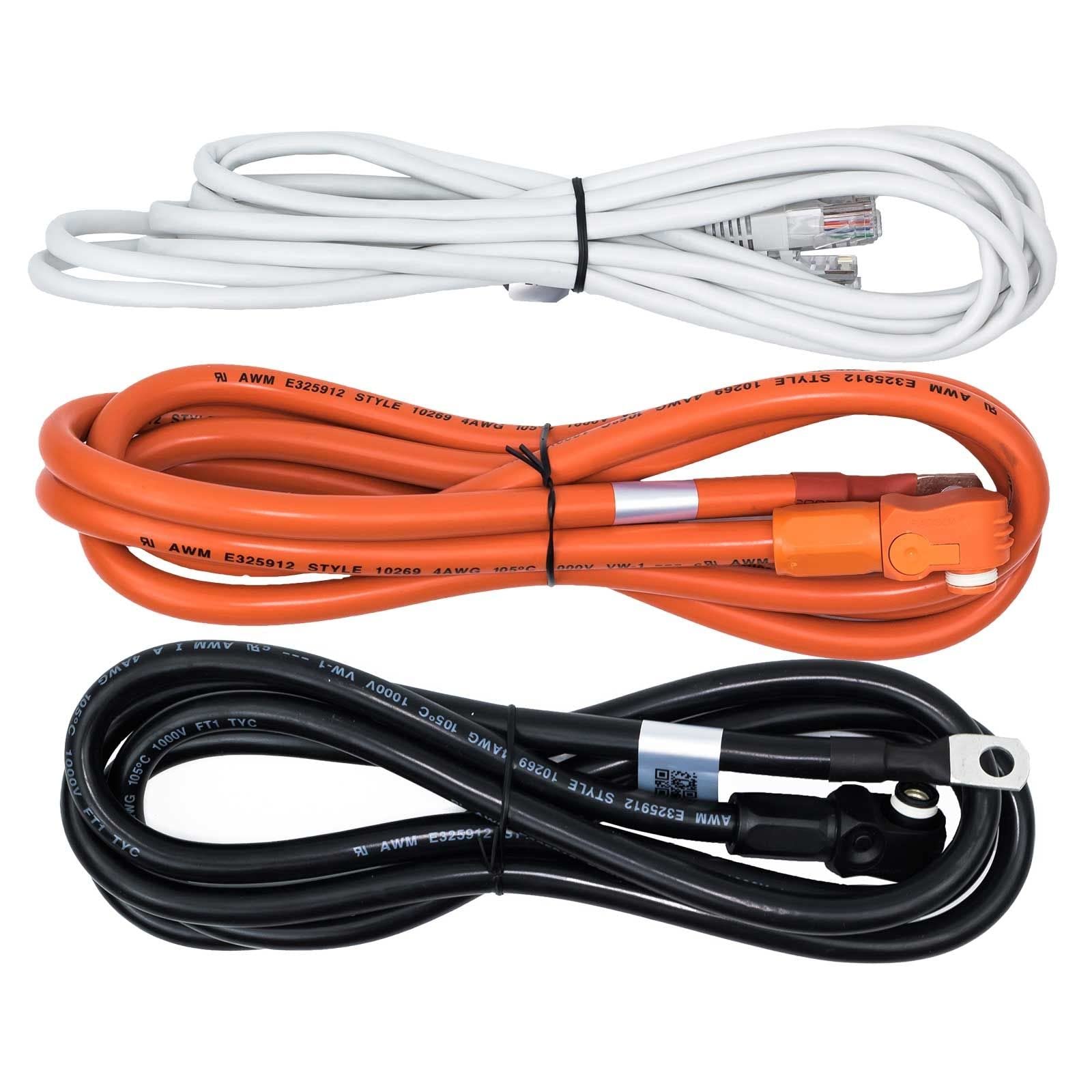 BateriasPYLONPYLON-EXTERNAL CABLE KITKit Cables Bateria Litio 2m 2m 3.5m CAN 4AWG PYLON PYLON - EXTERNAL CABLE KIT - SILYMX
