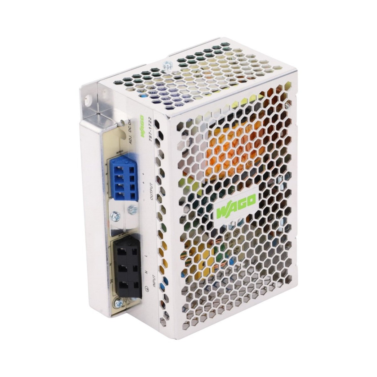 Fuentes de PoderWAGO787-1722Fuente de Alimentación WAGO 787 - 1722 · 24V DC · 5A · 120W · Carril DIN · CAGE CLAMP® · IP20 - SILYMX
