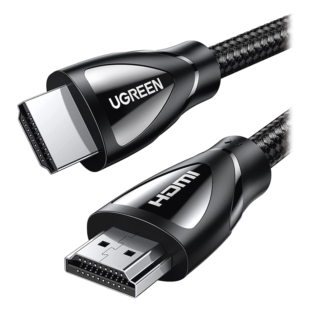 Cable HDMI 2.1 de Nylon Trenzado / 1 Metro (3.28 Pies) / 8K@60Hz/4K@120Hz / eARC (Canal de Retorno de Audio) / HDR10+ / VVR / HEC (Canal Ethernet HDMI) / ALLM / 3D / Dolby Atmos / Dolby Vision / 48 Gbps / Mayor Duración. UGREEN - Imagen 1