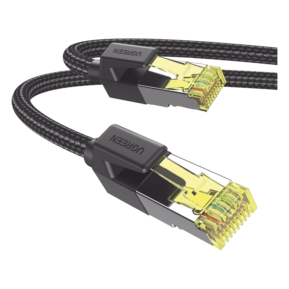 Cable Ethernet Cat7 F/FTP 1m (3.28ft) 10 Gbps 600 MHz Malla Nylon UGREEN 80421 - Imagen 2