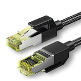 Cable Ethernet Cat7 Class aF/FTP Redondo con Malla de Nylon 5 Metros UGREEN  80425 - SILYMX