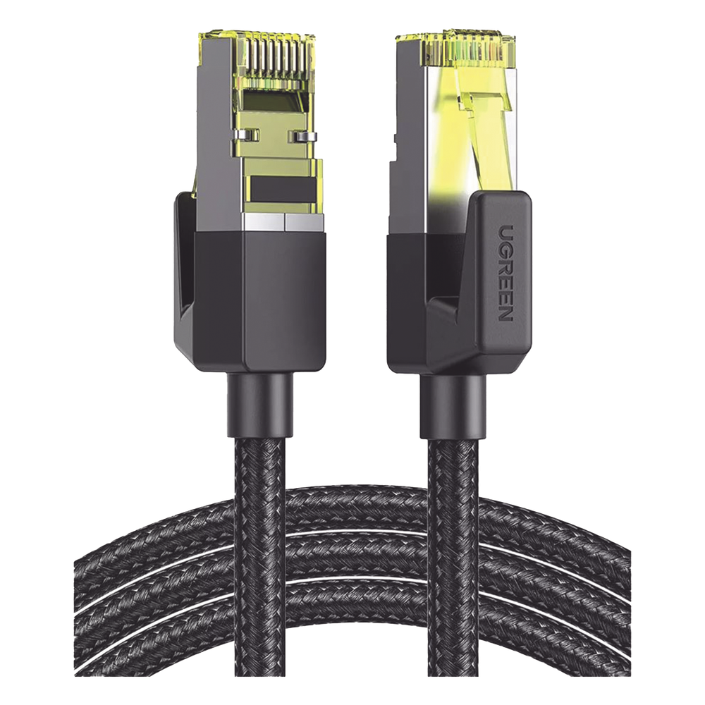 Cable Ethernet Cat7 F/FTP 3m (9.84ft) 10 Gbps 600 MHz Malla de Nylon Conectores Oro UGREEN 80424 - Imagen 1
