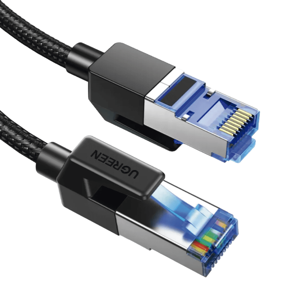 Cable Ethernet Cat8 Class AF/FTP Redondo con Malla de Nylon 2 Metros UGREEN 80431 - SILYMX