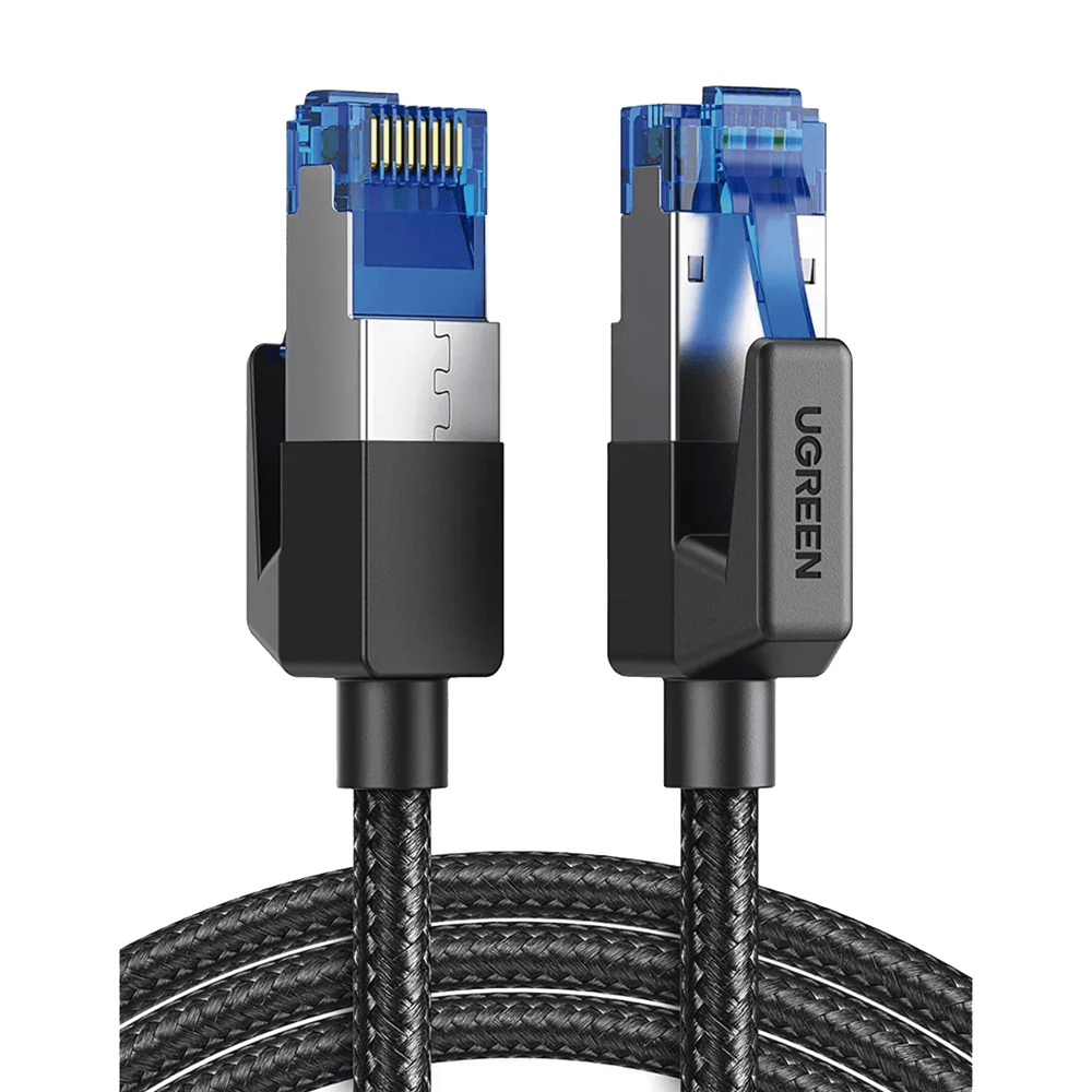Cable Ethernet Cat8 Class AF/FTP Redondo con Malla de Nylon 2 Metros UGREEN 80431 - SILYMX
